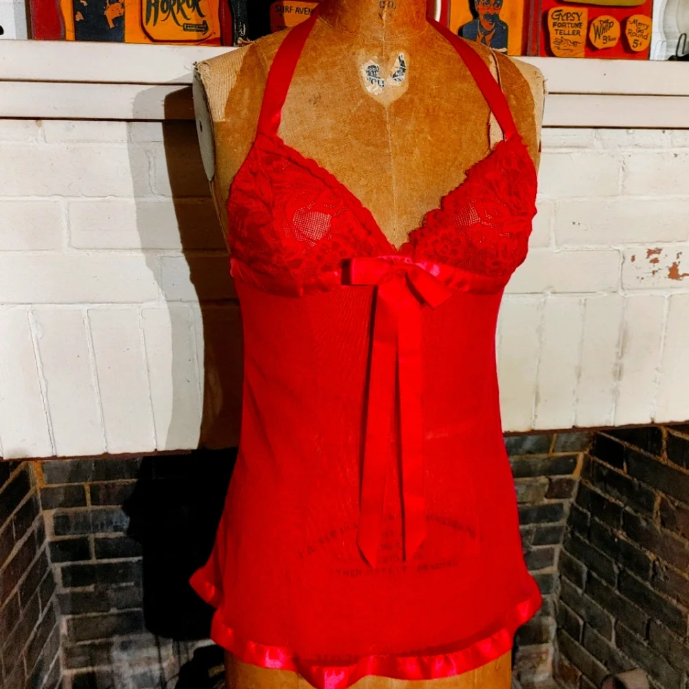 Vintage Frederick's of Hollywood sexy chemise nightgown